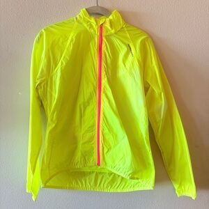 Nishiki Neon Yellow Cycling Jersey small